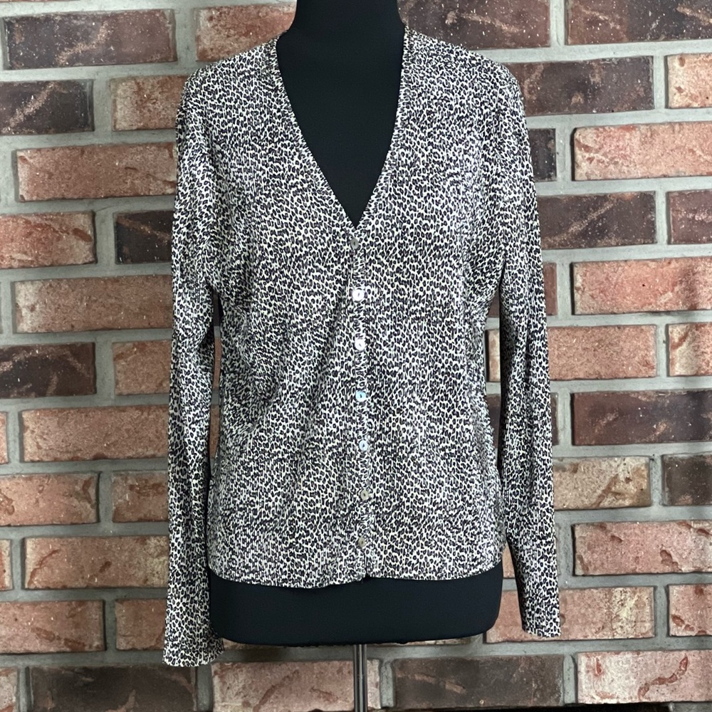 Tess Animal Print Cardigan